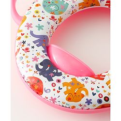 Babyhug Baby Potty Seat With Aquatic Print - Light Blue