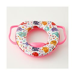 Babyhug Baby Potty Seat With Aquatic Print - Light Blue