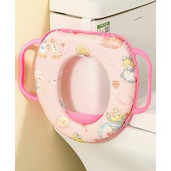 Babyhug Baby Potty Seat With Aquatic Print - Light Blue