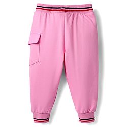 Babyhug Disney Terry Knit Full Sleeves T-Shirt & Track Pant Set with Minnie Mouse Graphics - Pink