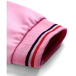 Babyhug Disney Terry Knit Full Sleeves T-Shirt & Track Pant Set with Minnie Mouse Graphics - Pink