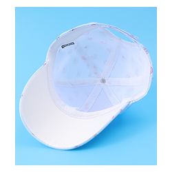 Babyhug Baseball Caps With Rainbow Print - Light Blue