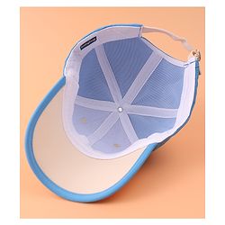 Babyhug Baseball Cap With Paper Windmill Applique - Blue