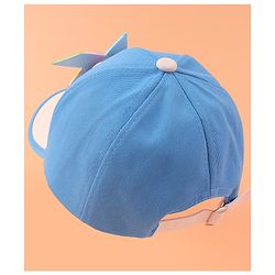 Babyhug Baseball Cap With Paper Windmill Applique - Blue