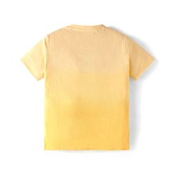 Babyhug Disney Single Jersey Knit Half Sleeves T-Shirt & Shorts Set With Winnie The Pooh Graphics & Ombre Effect - Yellow