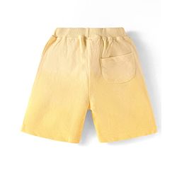 Babyhug Disney Single Jersey Knit Half Sleeves T-Shirt & Shorts Set With Winnie The Pooh Graphics & Ombre Effect - Yellow