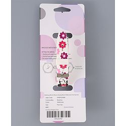 Babyhug Analog Watch with Minnie Mouse Print - Pink & White