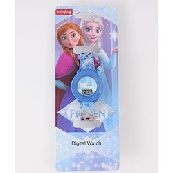 Babyhug Digital Watch with Elsa Print - Blue