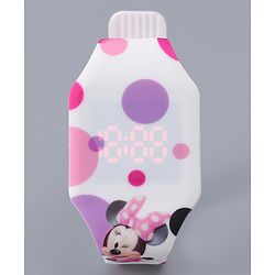 Babyhug Digital Watch with Minnie Mouse Print - Multicolor
