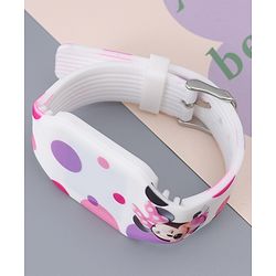 Babyhug Digital Watch with Minnie Mouse Print - Multicolor