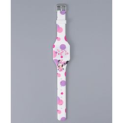 Babyhug Digital Watch with Minnie Mouse Print - Multicolor
