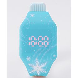 Babyhug Digital Watch with Disney Frozen Print - Light Blue