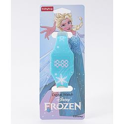 Babyhug Digital Watch with Disney Frozen Print - Light Blue