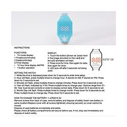 Babyhug Digital Watch with Disney Frozen Print - Light Blue