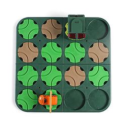 Babyhug Premium DIY Jungle Maze Track Set With 41 Pieces Interactive | Customizable | Jungle Maze Game - Green