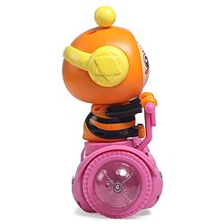 Babyhug Premium Balancing Car Toy with Interactive Revolving Cute Car with 4 Different Expressions| Colorful Led Lights & Music -Pink