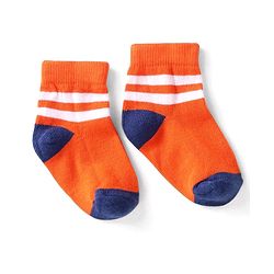 Cute Walk by Babyhug Knit Ankle Length Antibacterial Socks with Stripes Pack of 5 - Multicolor