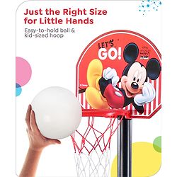 Disney Mickey Height Adjustable Shooting Basketball PlaySet for Kids|Play with Fun|Indoor and Outdoor Games for Kids