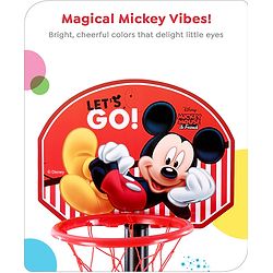 Disney Mickey Height Adjustable Shooting Basketball PlaySet for Kids|Play with Fun|Indoor and Outdoor Games for Kids