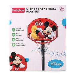 Disney Mickey Height Adjustable Shooting Basketball PlaySet for Kids|Play with Fun|Indoor and Outdoor Games for Kids