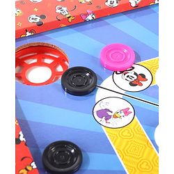 Babyhug Disney 2 in 1  Mickey Theme Carrom Board and Ludo|Multi Game - Family fun|20x20 inch|Carrom,Ludo|Compact for All Ages - Multicolor