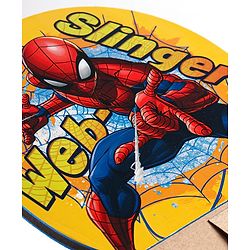 Babyhug Marvel Spiderman Wooden Table Tennis Trainer Toy Ping Pong Paddle Set for Kids|Portable Activity And Exercise Sports Toy with 2 Balls and 2 Wooden Rackets
