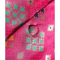 Babyhug Cotton Woven Full Sleeves Front Open Foil Printed Pyjama Kurta Set - Dark Pink