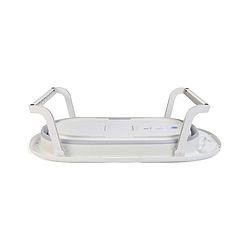Babyhug Foldable Bath Tub With Printed Cushion - Grey