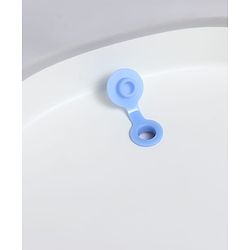 Babyhug Foldable Bath Tub With Printed Cushion - Grey