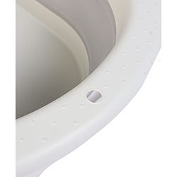 Babyhug Foldable Bath Tub With Printed Cushion - Grey