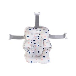 Babyhug Foldable Bath Tub With Printed Cushion - Grey