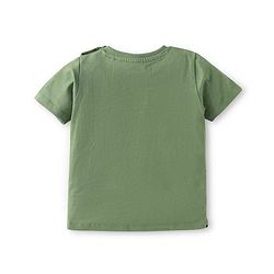 Babyhug Disney Single Jersey Knit Half Sleeves T-Shirt & Shorts Set With Mickey Mouse Graphics - Green