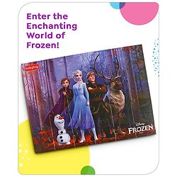 Babyhug Disney 96 pcs 4 in 1 Frozen Princess Jigsaw Puzzle |Montessori Learning and Educational Puzzle for 2-4 Years Kids| Pre-School and Early Learning Gifting Toy| BIS Certified