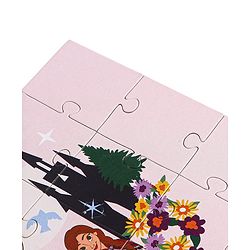 Babyhug Disney 96 pcs 4 in 1 Frozen Princess Jigsaw Puzzle |Montessori Learning and Educational Puzzle for 2-4 Years Kids| Pre-School and Early Learning Gifting Toy| BIS Certified