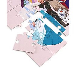 Babyhug Disney 96 pcs 4 in 1 Frozen Princess Jigsaw Puzzle |Montessori Learning and Educational Puzzle for 2-4 Years Kids| Pre-School and Early Learning Gifting Toy| BIS Certified