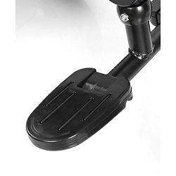 Babyhug Hermes Glider Plug & Play Trike with 360° Rotatable Seat & Parental Handle with Canopy Rubber Wheels & Storage Baskets with Bell - Black