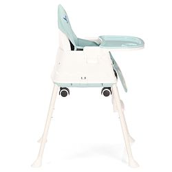 Babyhug Disney 3 in 1 Comfy High Chair With Mickey & Friends Retro Theme Print - Sky Blue