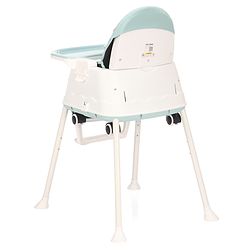 Babyhug Disney 3 in 1 Comfy High Chair With Mickey & Friends Retro Theme Print - Sky Blue