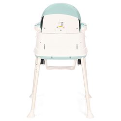 Babyhug Disney 3 in 1 Comfy High Chair With Mickey & Friends Retro Theme Print - Sky Blue