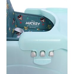 Babyhug Disney Booster Seat With Mickey & Friends Star Theme Print - Blue