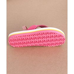 Cute Walk by Babyhug Flip Flops With Cartoon Print & Backstrap Closure - Pink