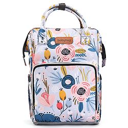 Babyhug Multipurpose Spacious Diaper Backpack Floral Print - Multicolor