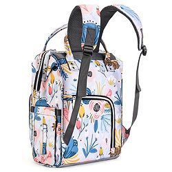 Babyhug Multipurpose Spacious Diaper Backpack Floral Print - Multicolor