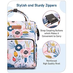Babyhug Multipurpose Spacious Diaper Backpack Floral Print - Multicolor