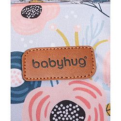 Babyhug Multipurpose Spacious Diaper Backpack Floral Print - Multicolor