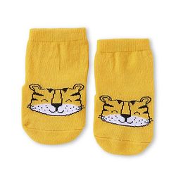 Cute Walk by Babyhug Knit Ankle Length Antibacterial Anti Skid Socks with Animal Design Pack of 3 - Multicolor