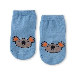 Cute Walk by Babyhug Knit Ankle Length Antibacterial Anti Skid Socks with Animal Design Pack of 3 - Multicolor