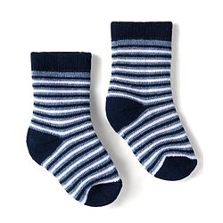 Cute Walk by Babyhug Terry Knit Ankle Length Antibacterial Socks with Stripes & Animal Design Pack of 3 - Navy Blue & Grey