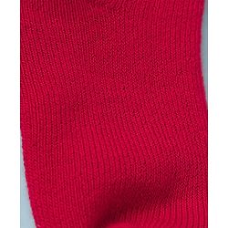CuteWalk By Babyhug Knit Ankle Length Anti-Bacterial Solid Color Socks Pack of 3 - Pink White & Maroon