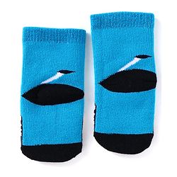 Cute Walk by Babyhug Ankle Length Antibacterial Socks with Animal Design Pack Of 3 - Blue & Yellow